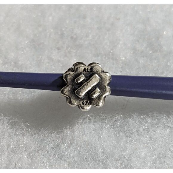 Authentic Pandora ALE 925 Sterling 14k Gold Christmas Tree Charm Star 790365 - Picture 3 of 4